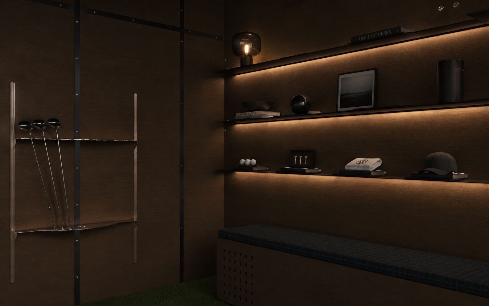 Visplay shelving