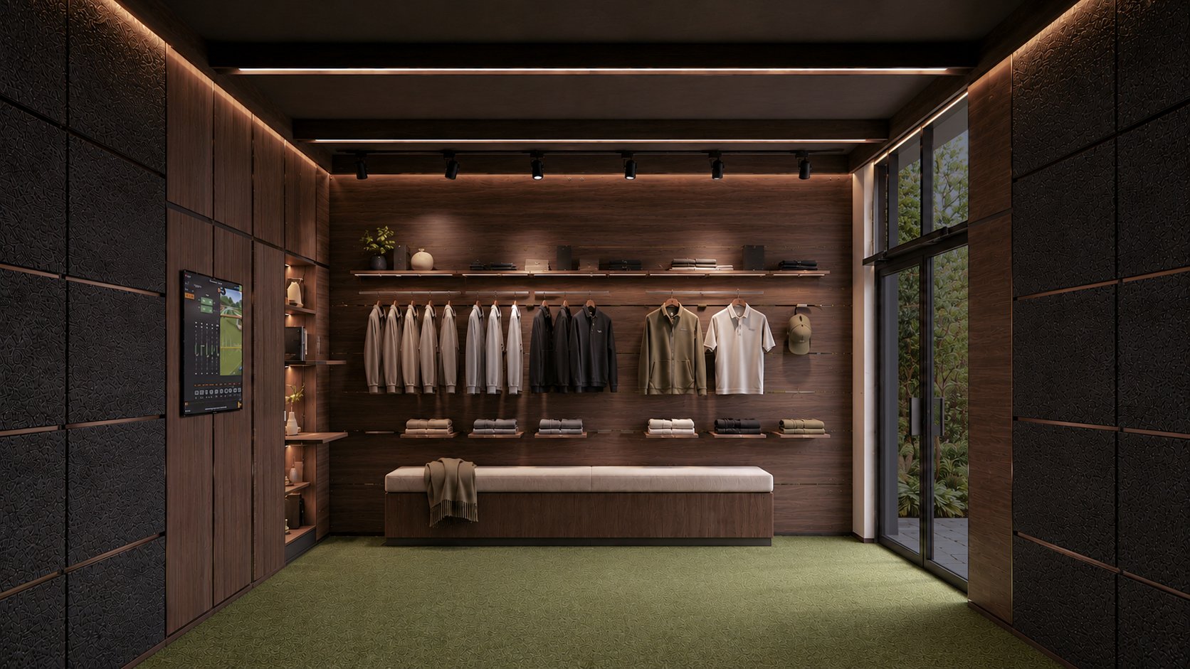 Pro shop interior
